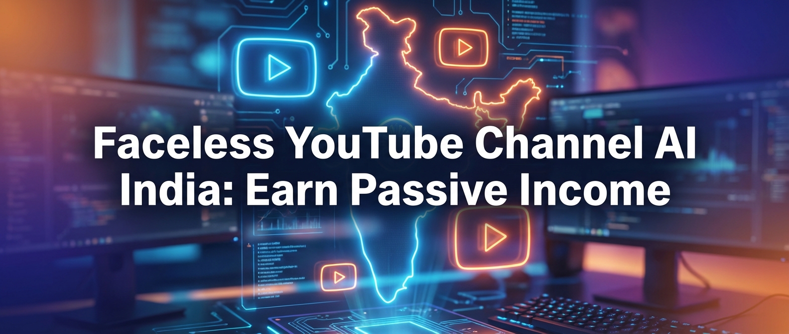 Faceless YouTube Channel AI India: Earn Passive Income
