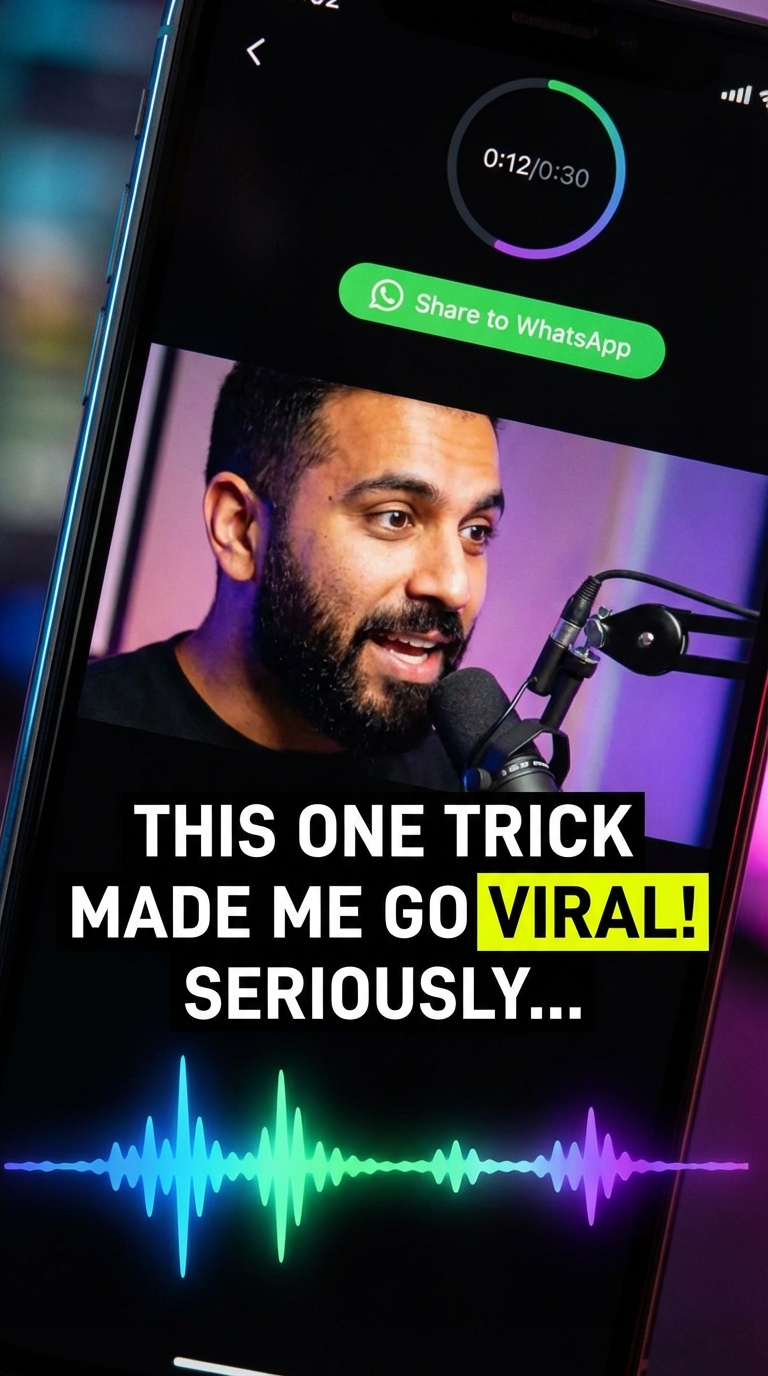 AI avatar podcast host presenting multilingual introductions