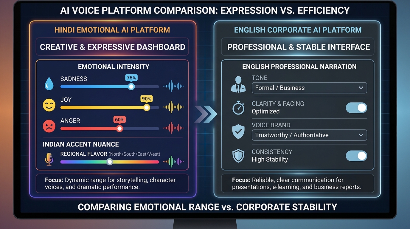 AI voice platforms comparison visual