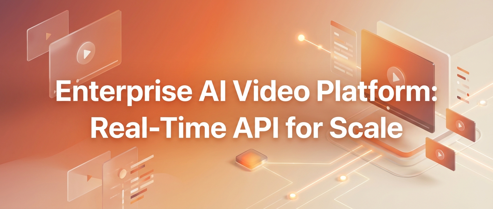 Enterprise AI Video Platform: Real-Time API for Scale