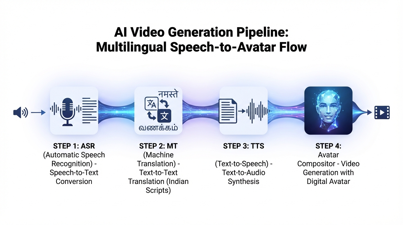 Feature comparison table visual for Krutrim vs HeyGen vs Studio by TrueFan AI