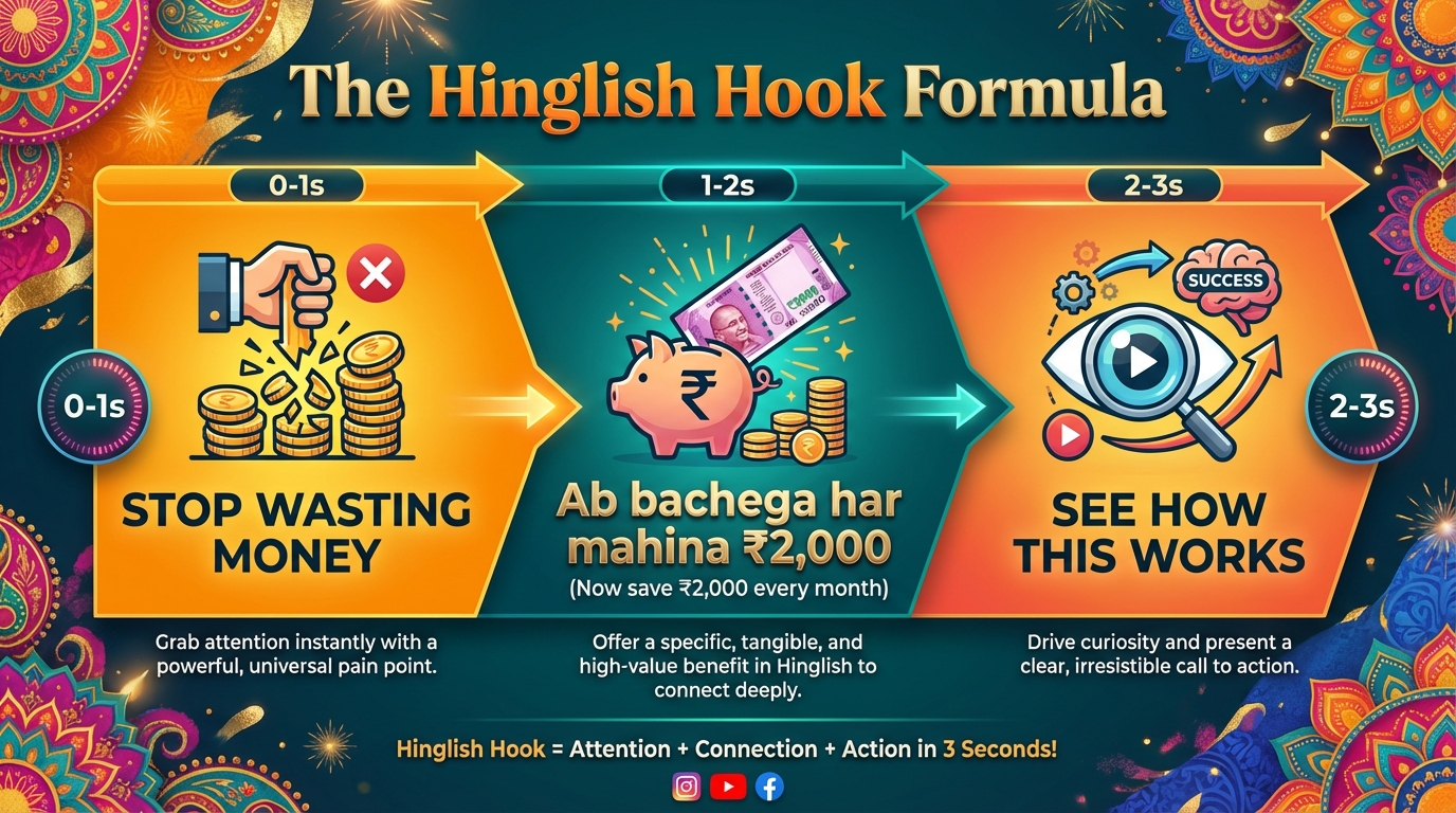 Hinglish hook templates visual examples