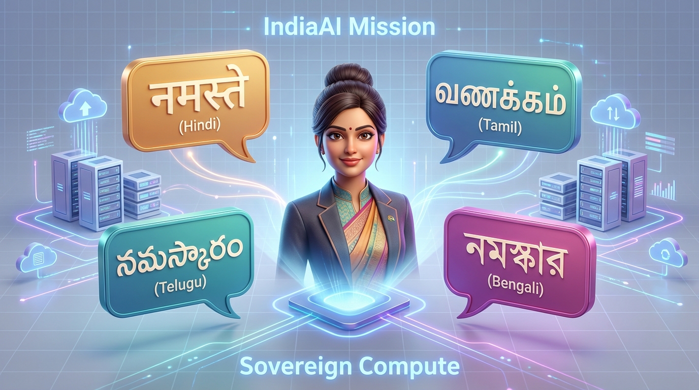 India-first AI video stack illustration