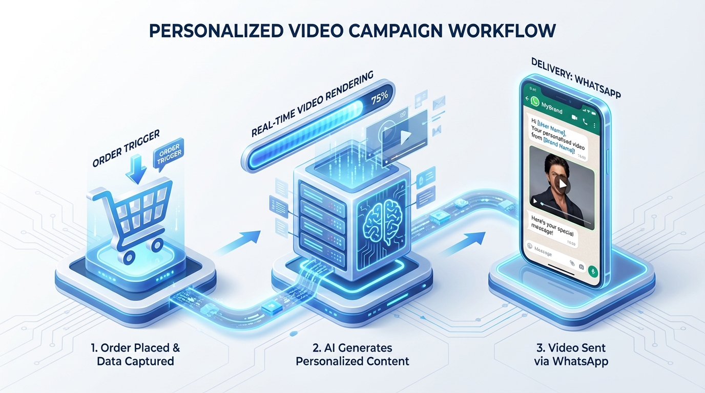 Zomato Father’s Day personalised celebrity video campaign example