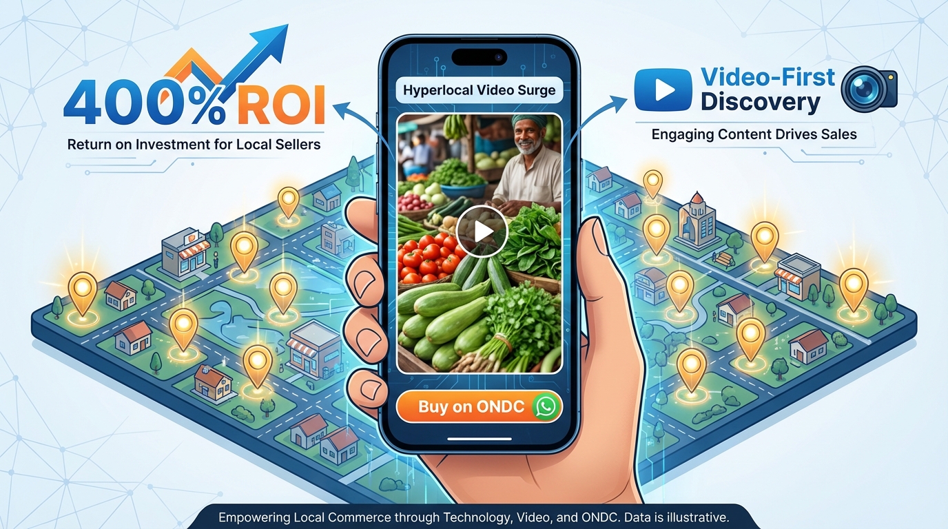 Example of AI-generated WhatsApp Status video for a kirana store