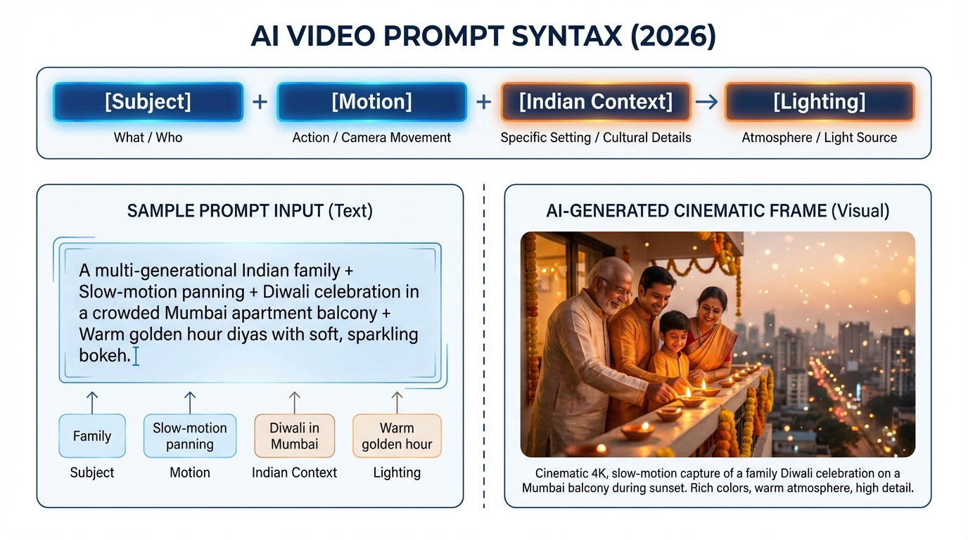 AI video prompt examples for Indian market