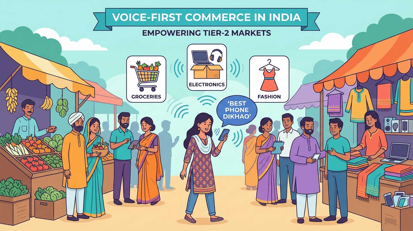 Reference architecture visual for smart speaker commerce integration