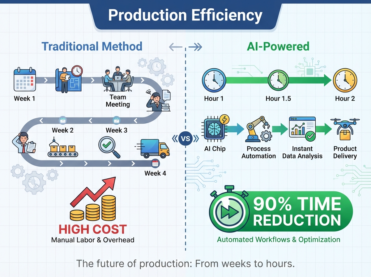 Virtual instructor AI and performance coaching workflow illustration
