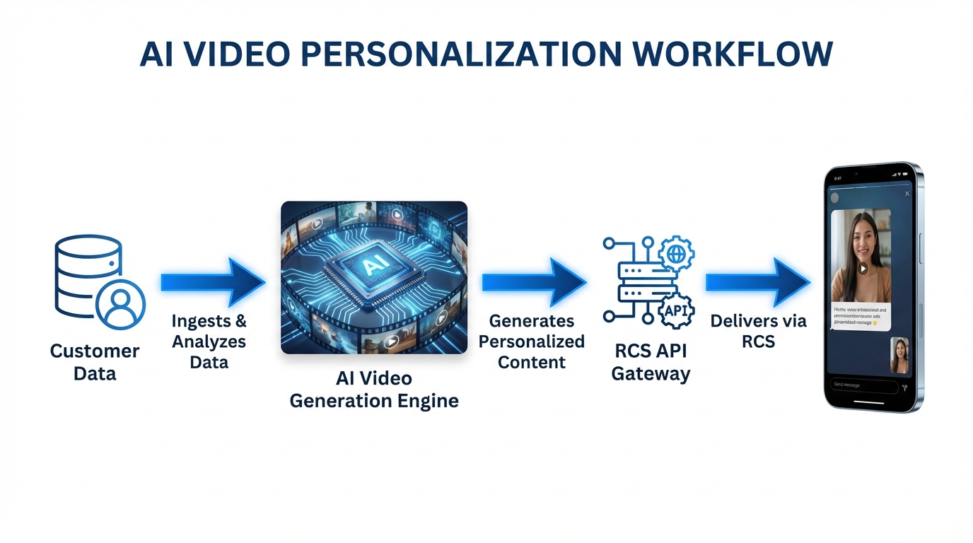 RCS video campaign ROI performance chart