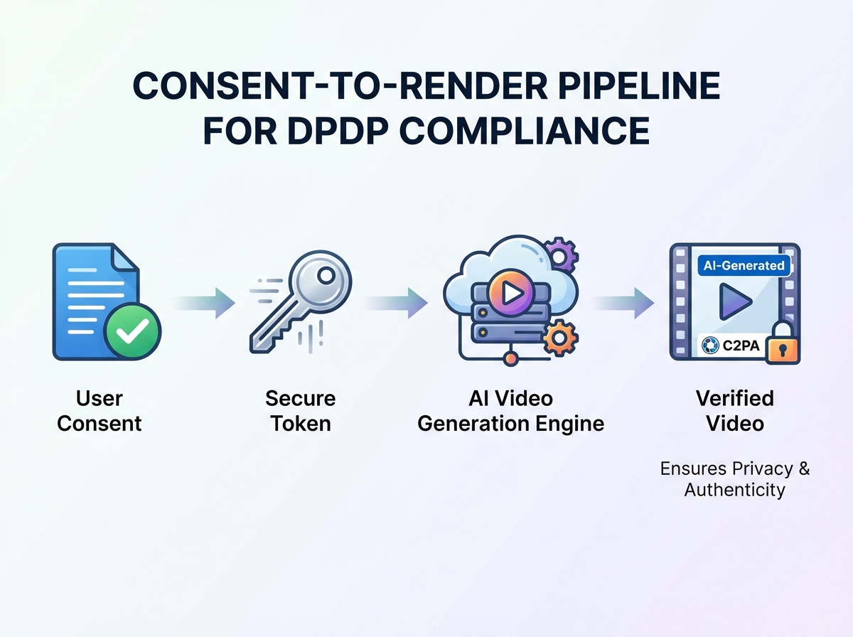 Workflow diagram for enterprise C2PA watermarking implementation