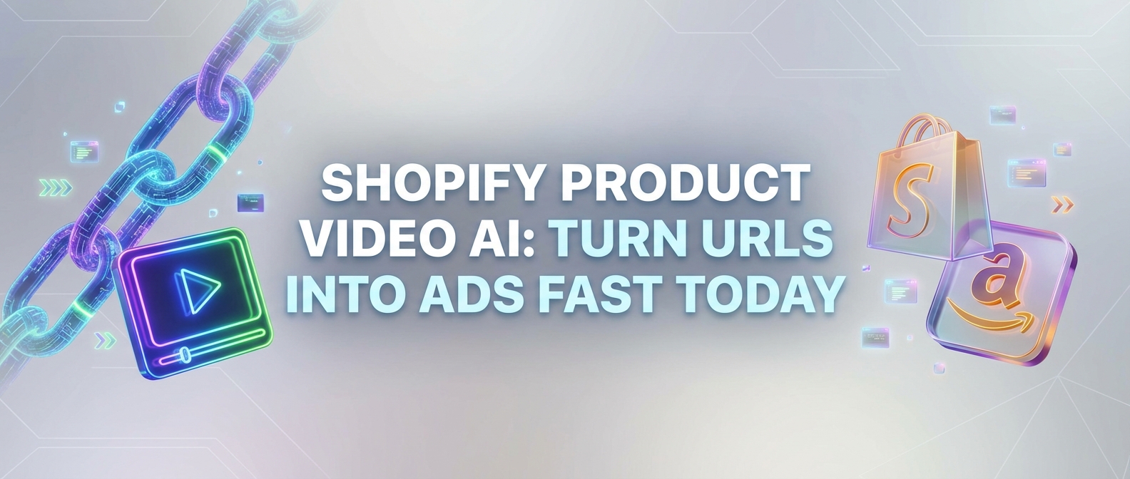 Shopify product video AI: Turn URLs into ads fast today