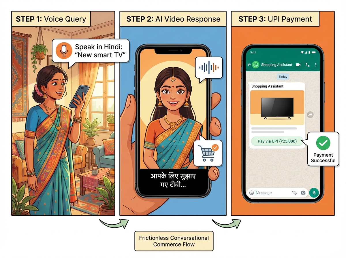 Flow of conversational shopping AI personalization across channels