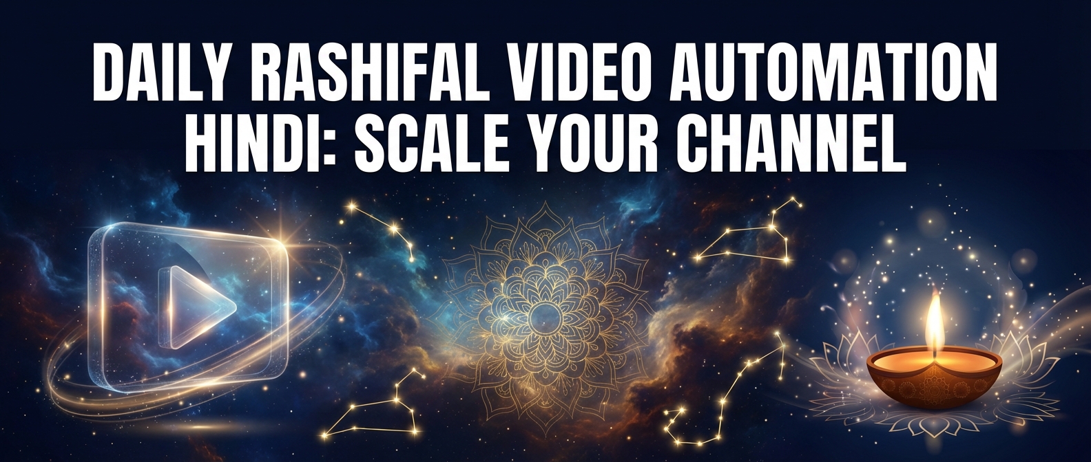 Daily Rashifal Video Automation Hindi: Scale Your Channel