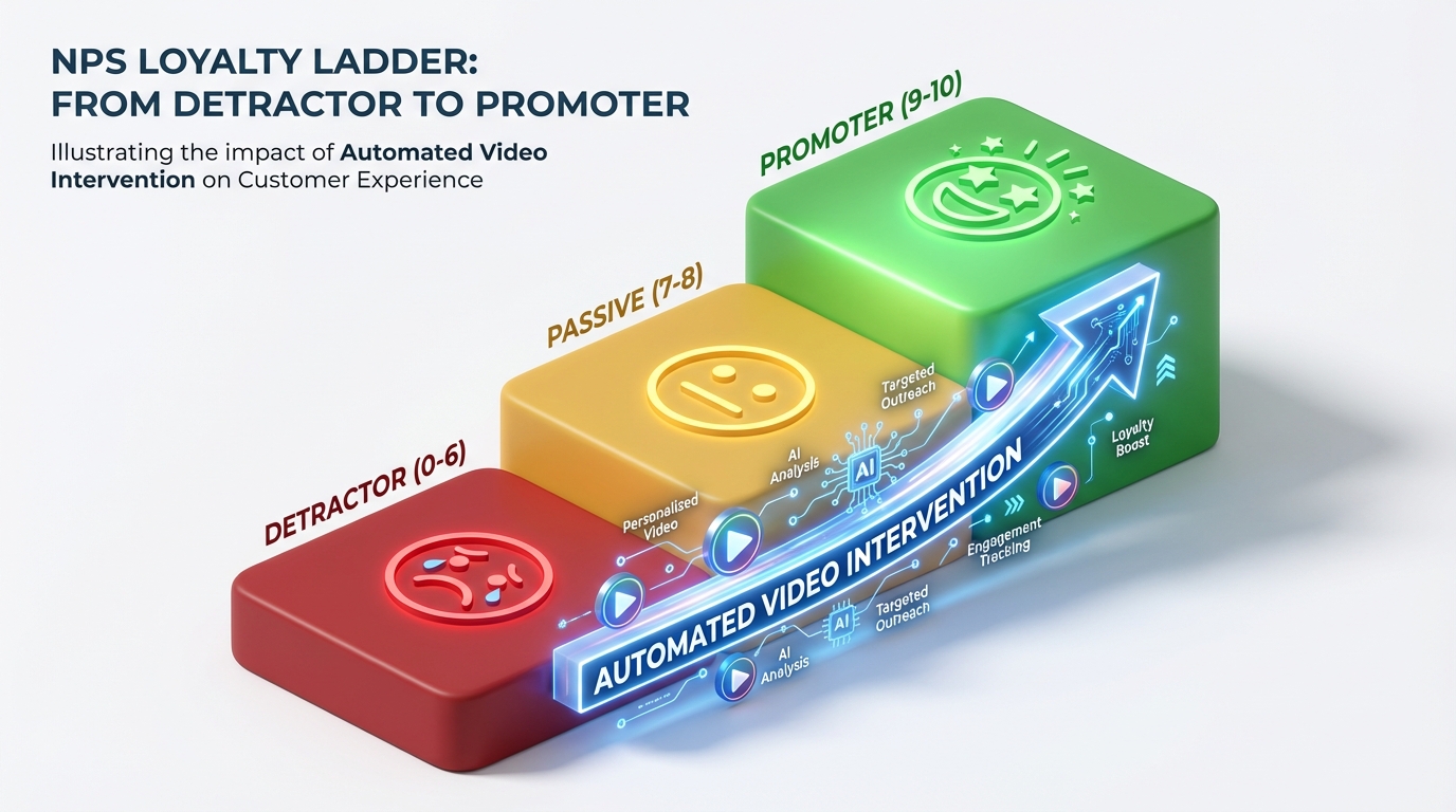 NPS video automation workflows dashboard illustration
