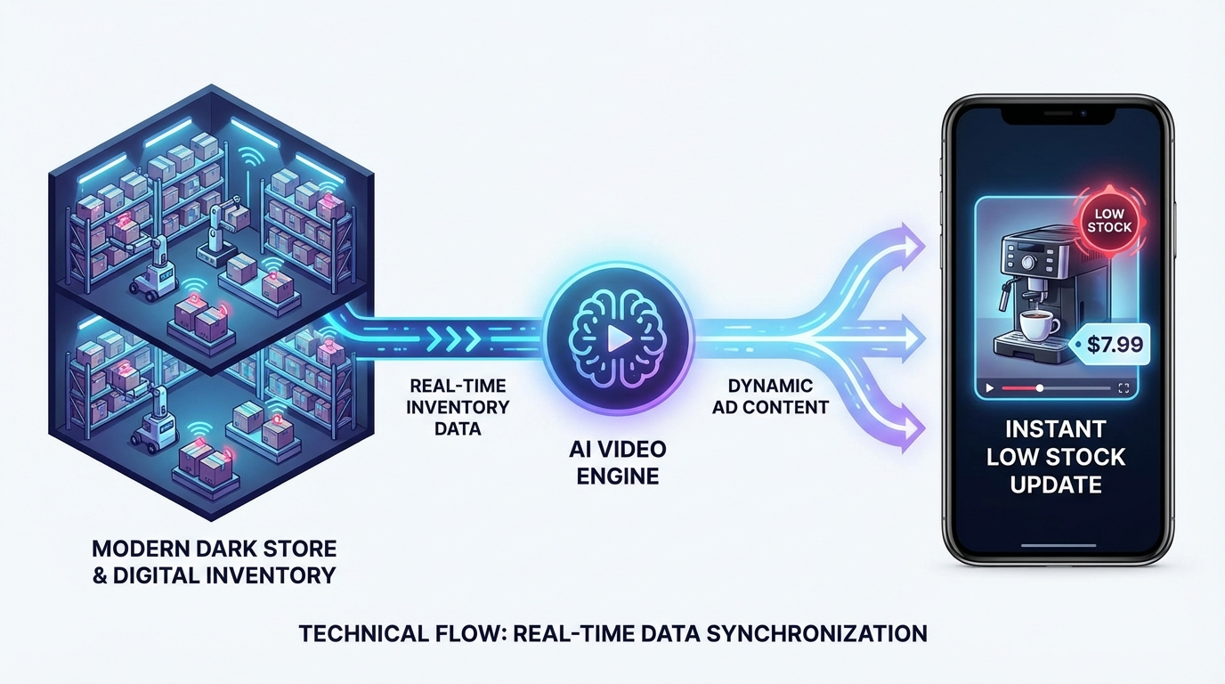 ONDC and quick commerce platform video integration flow diagram
