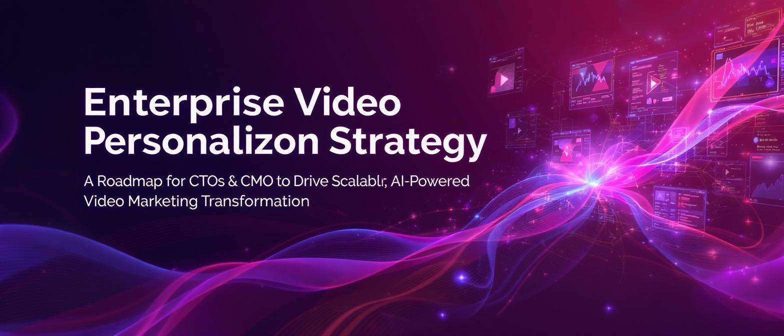 Enterprise Video Personalization Strategy: A Roadmap for CTOs & CMOs to Drive Scalable, AI-Powered Video Marketing Transformation