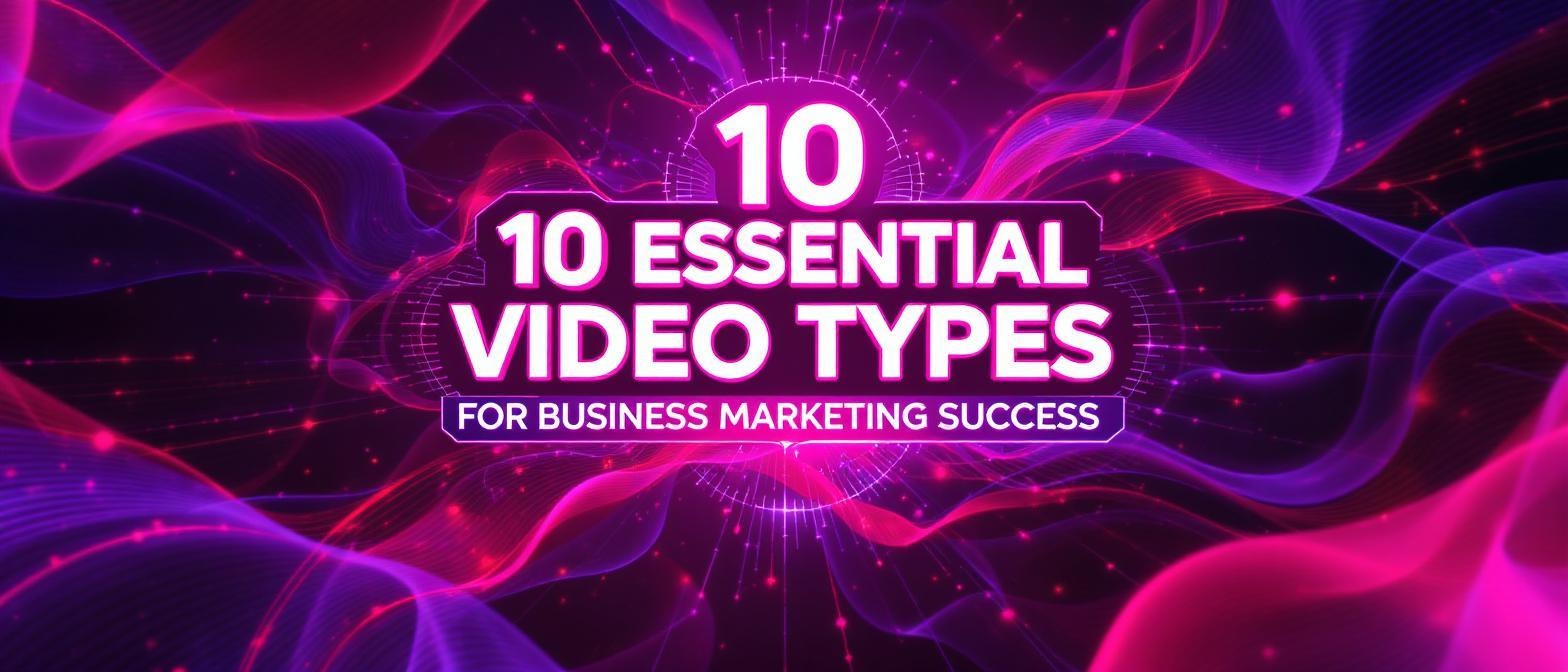10 Essential Video Types for Business Marketing Success