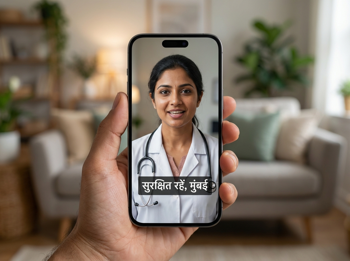 Example of personalized monsoon disease awareness video in regional language