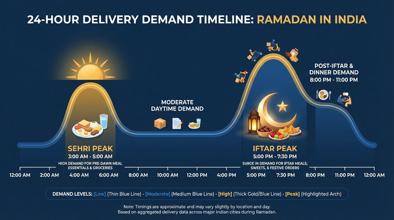 Hyperlocal Ramadan demand peaks and quick commerce timeline
