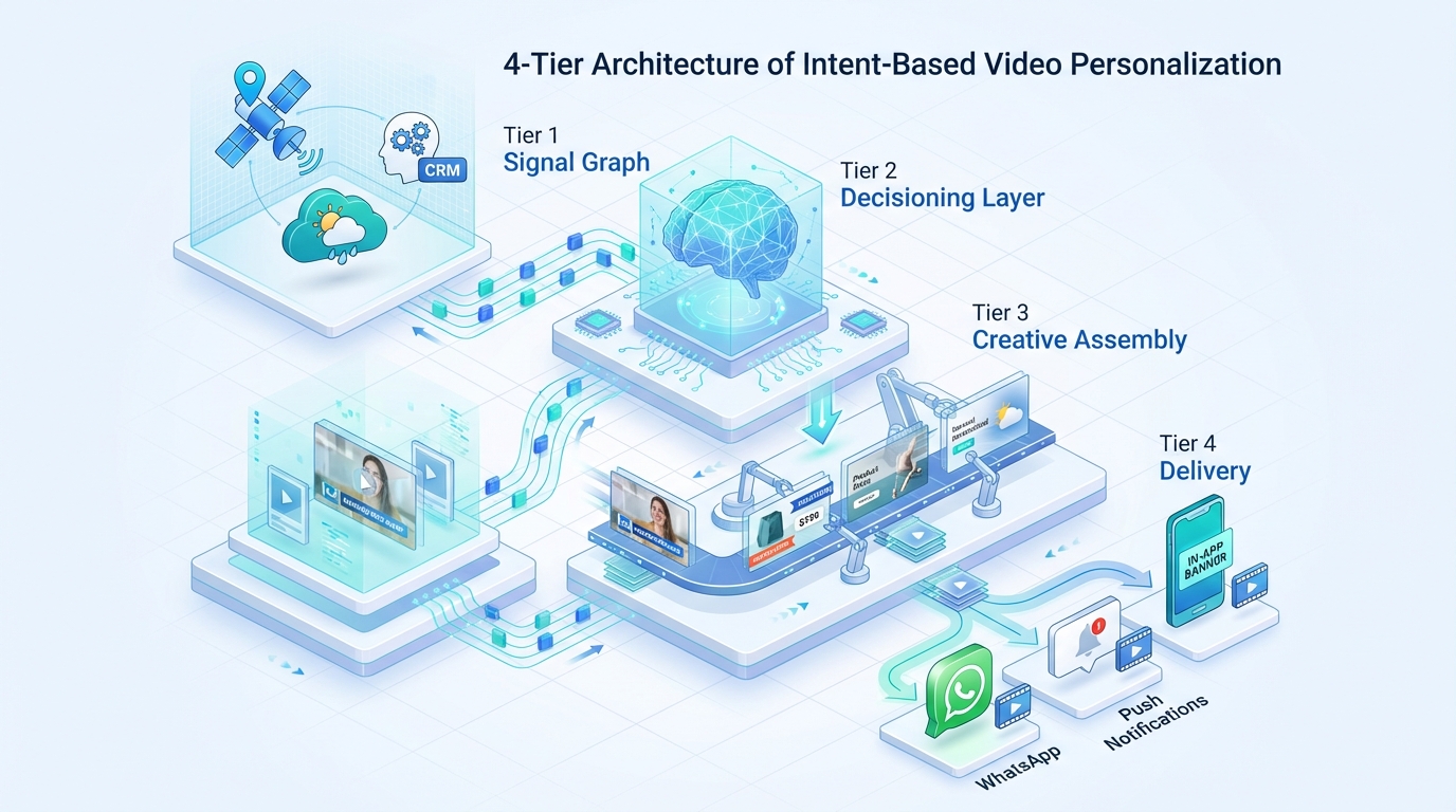 Illustration of micro-moments marketing automation and context-aware video triggers in India