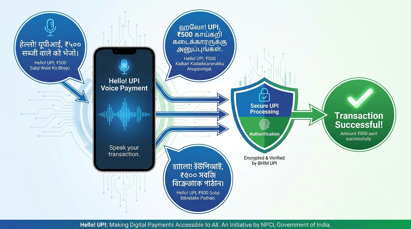 Illustration of vernacular voice commerce adoption and regional personalization in India