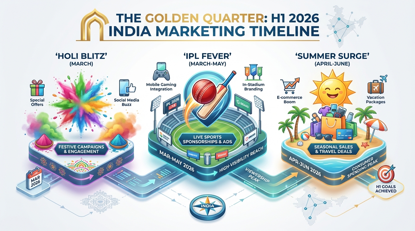 AI video Holi campaign 2028 India sample visual