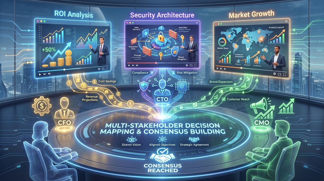 Illustration of chapterized enterprise vendor selection videos