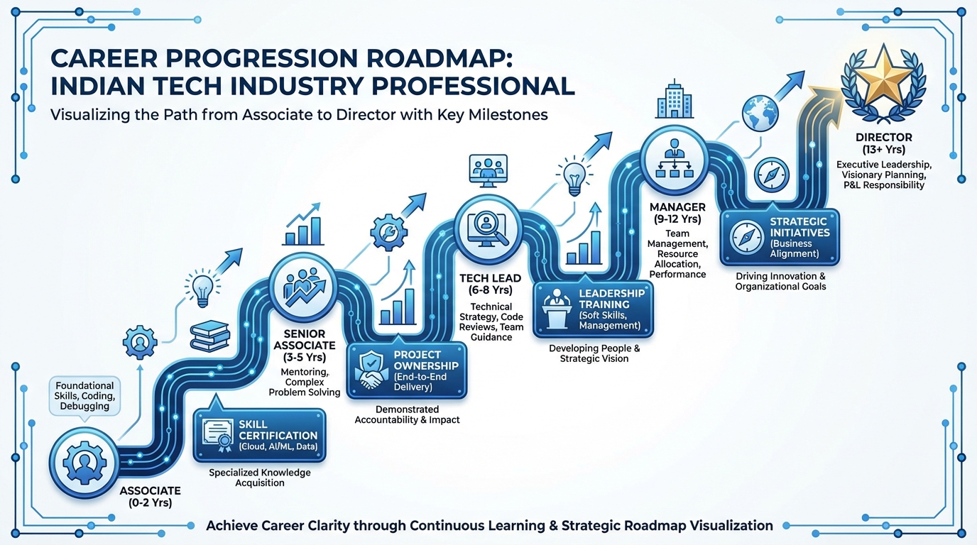 Career progression personalized videos concept visualization