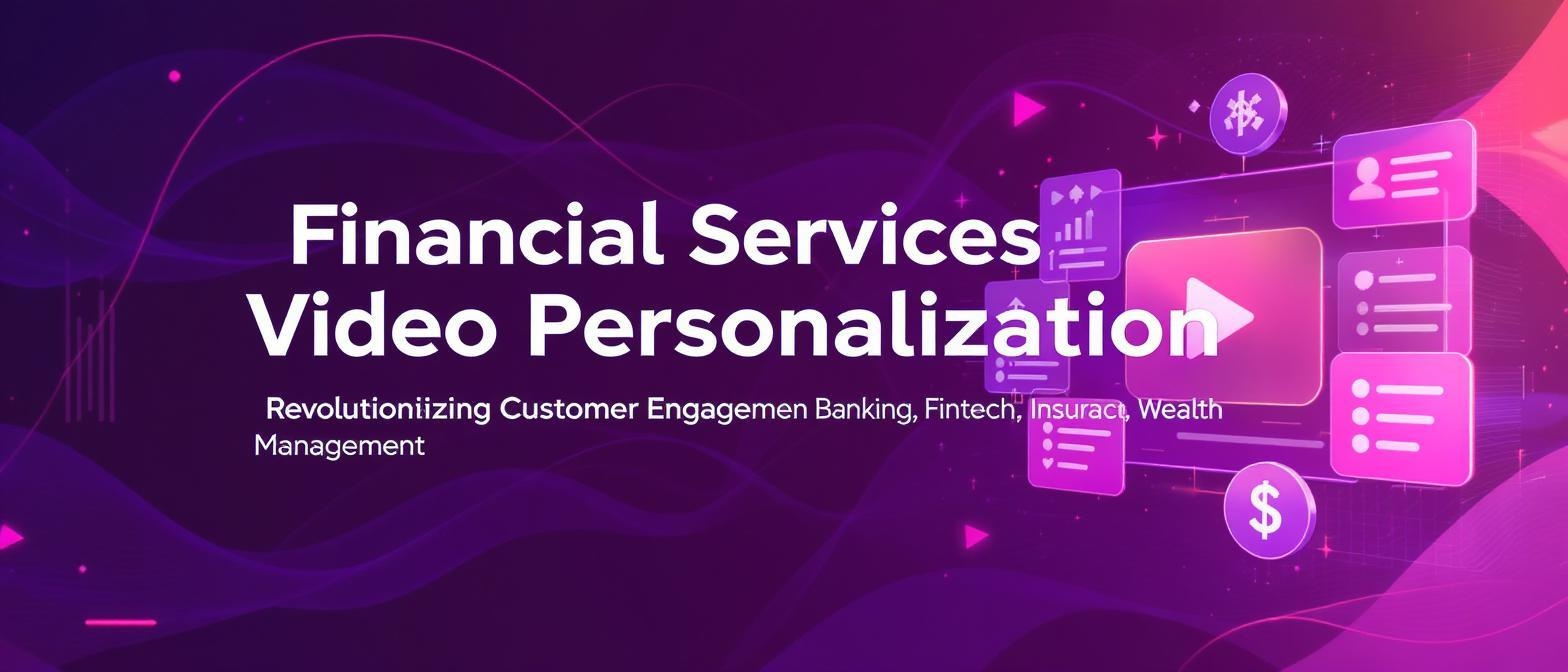 Financial Services Video Personalization: Revolutionizing Customer Engagement in Banking, Fintech, Insurance, and Wealth Management