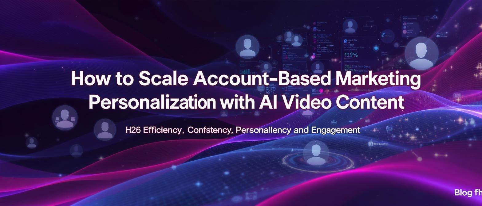 How to Scale Account-Based Marketing Personalization with AI Video Content
